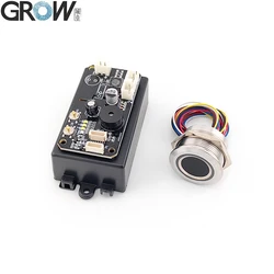 GROW KS220-S+R503 DC12V Two Relays Fingerprint Access Control Board With Self-locking/Ignition/Jog Mode With Admin/User