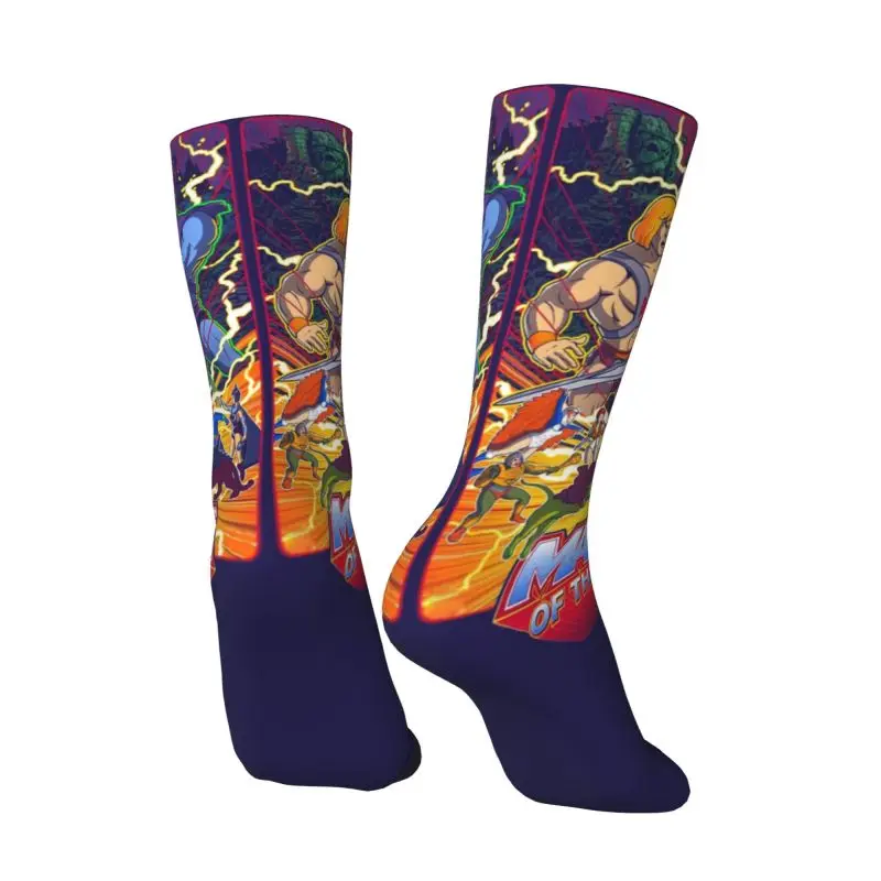 Masters Of The Universe Men Women Crew Socks Cool He Man Skeletor Heman 80s Cartoon Spring Summer Autumn Winter Dress Socks