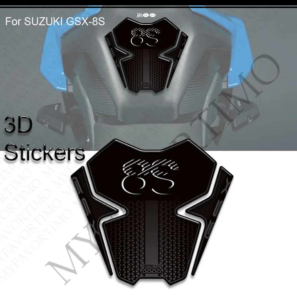 

For Suzuki GSX-8S GSX 8S GSX8S Motorcycle Tank Pad Side Grips Gas Fuel Oil Kit Knee Protector Stickers Decals 2023 2024 2025