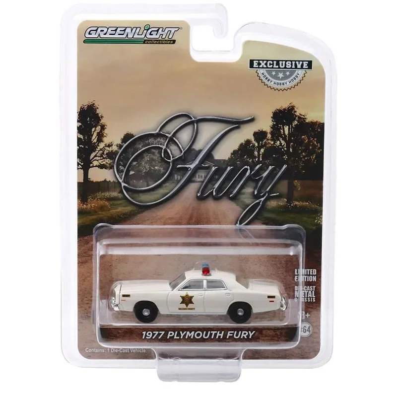 

1/64 1977 PLYMOUTH FURY police car Alloy Metal Diecast Cars Model Toy Vehicle For Children Boy gift