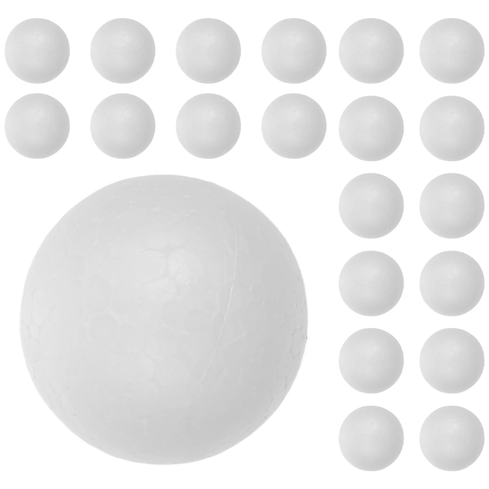 

120Pcs Christmas Foam Ball 4Cm White Craft Supplies for DIY Ornament Kids Art Project Holiday Party Decoration Classroom