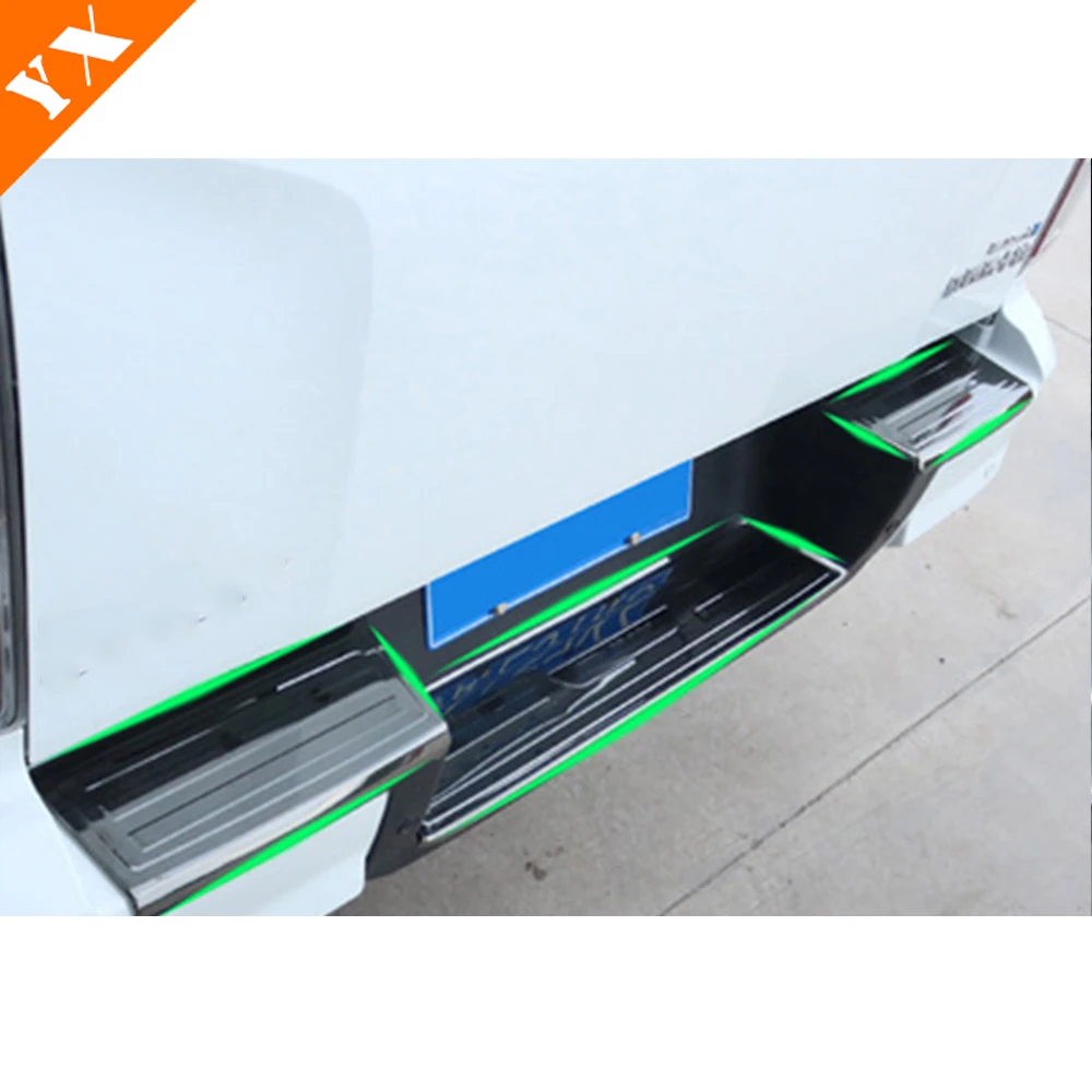 Stainless Trim For Isuzu D MAX D-MAX 2021-2023 Accessories Car Rear Protector Plate Anti Kick Anti Stepping Decor Sticker Cover