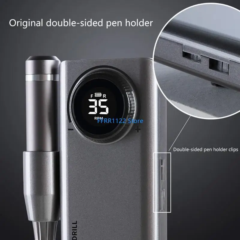 Y1UF Professional Electric Drill Machine for Acrylic Nails with 6 Drill Bits