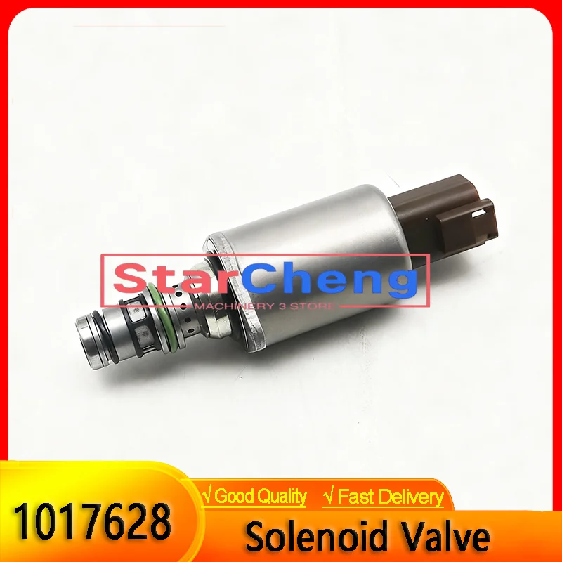 24V Hydraulic Pump Proportional Solenoid Valve 1017628 for SY215 SY235 SY335 Excavator