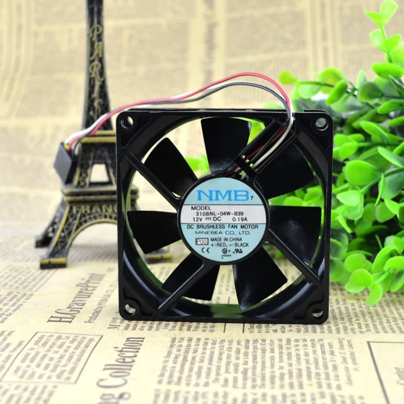 

3108NL-04W-B39 12V 0.19A 8CM 8020 3-Wire Cooling Fan