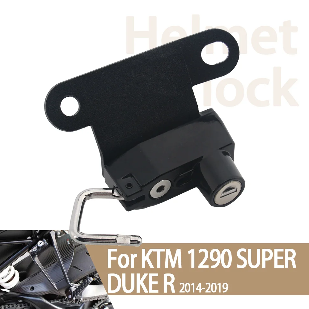 

Motorcycle Helmet Lock Kit For 1290 SUPER DUKE R Helmets Security Anti-Theft Lock Rust-Proof Sturdy Aluminum Alloy Accessories