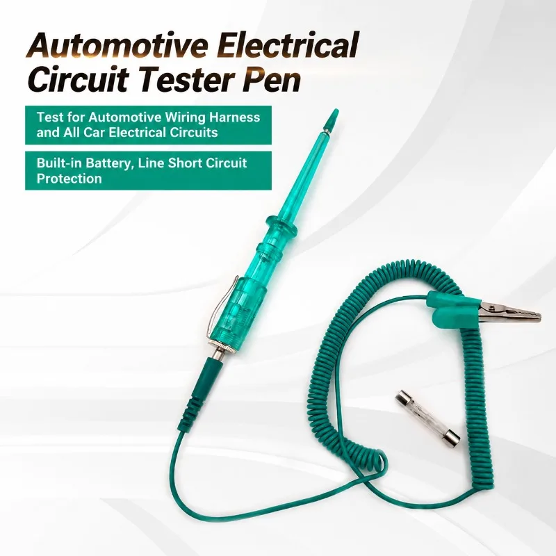 6V 12V 24V Auto Induction Test Pen Vehicle Circuit Tester Probe Light for Automobile Wiring Inspection Car Electrical Fault
