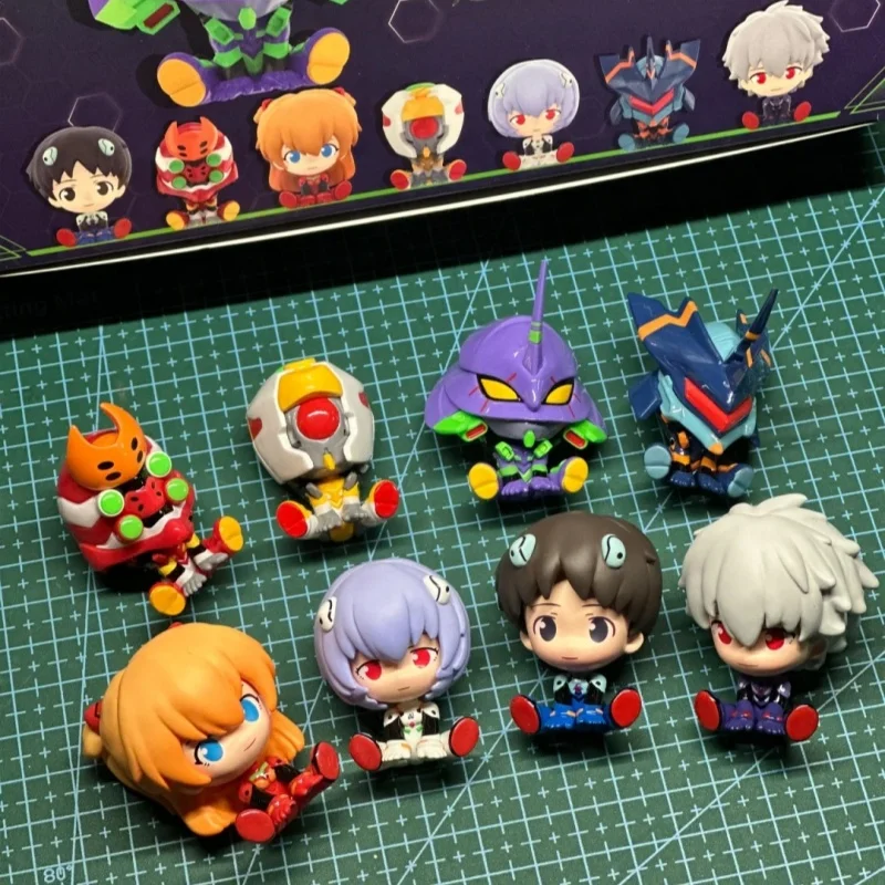 Toptoy NGE Mini caja ciega sentada Mini bolsa ciega lindo 00 proto tipo prueba Rei Soryu Asuka figura Anime juguete de moda adorno regalo