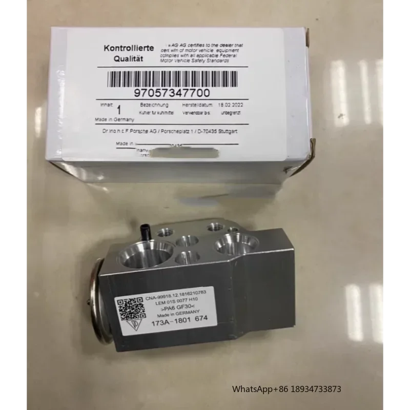 97057347700 Aplicable a la válvula de expansión del aire acondicionado Porsche