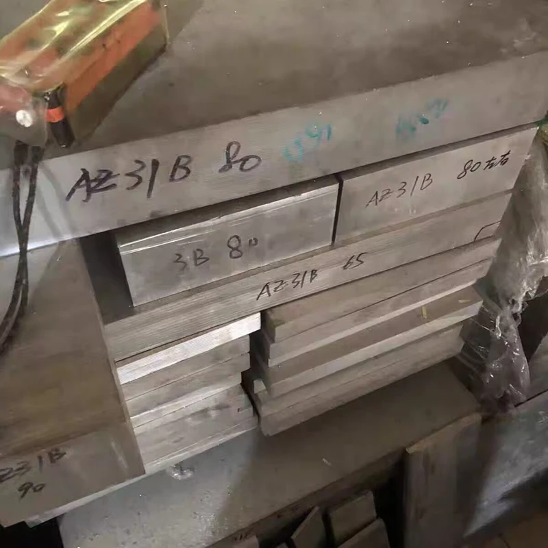AZ31B Magnesium Alloy Sheet Plate Flat Electroplating Anodes Experiment Anode CNC Machine Mould Metal Process Thickness 0.5-4mm