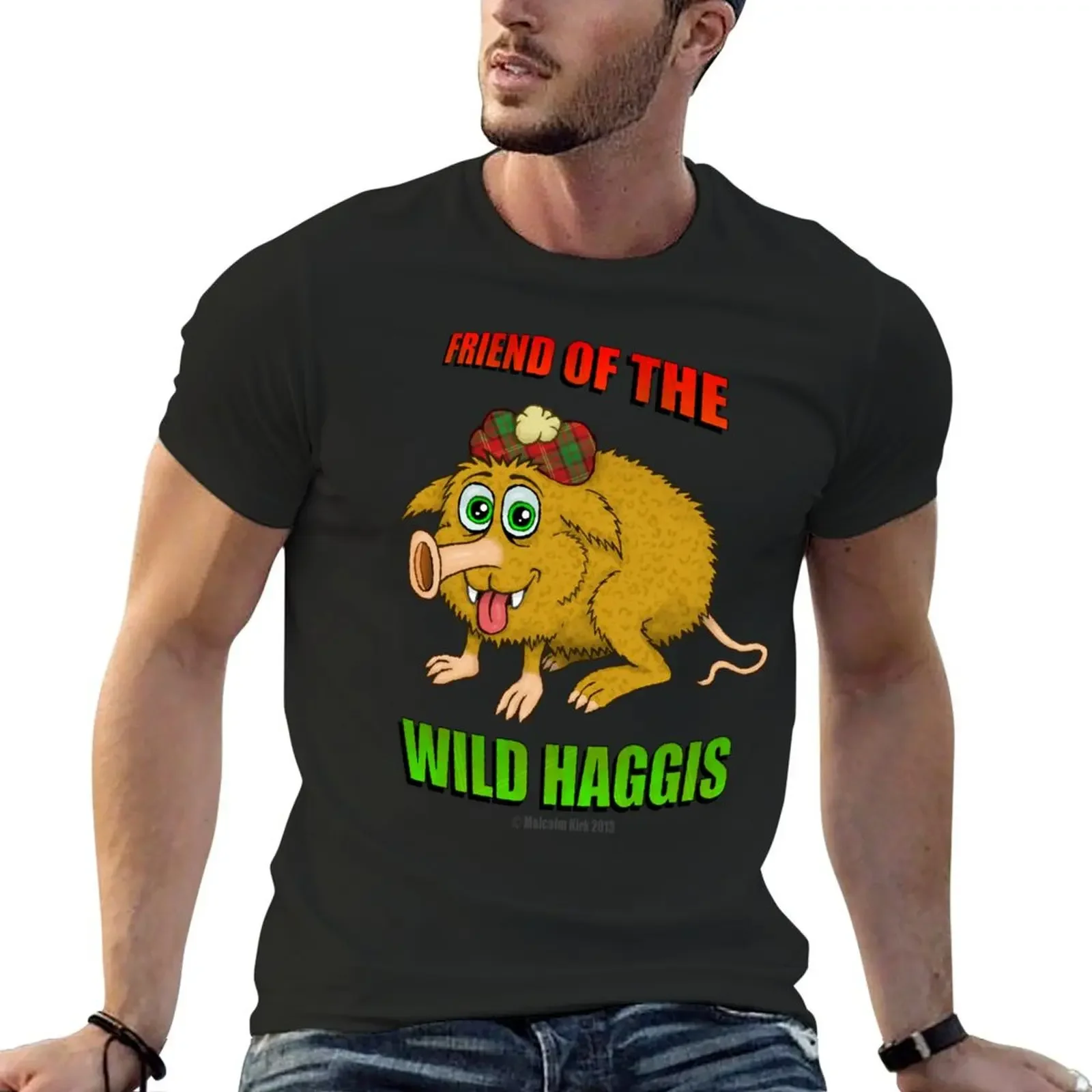 Friend of The Wild Haggis T-Shirt boys animal print graphic shirts mens graphic t-shirts funny