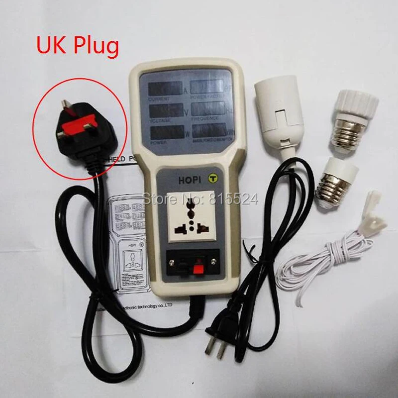 HOPI HP-9800 Handheld Power Meter Power Analyzer LED Metering Socket  Measurable Current-voltage Power Factor - AliExpress 1420