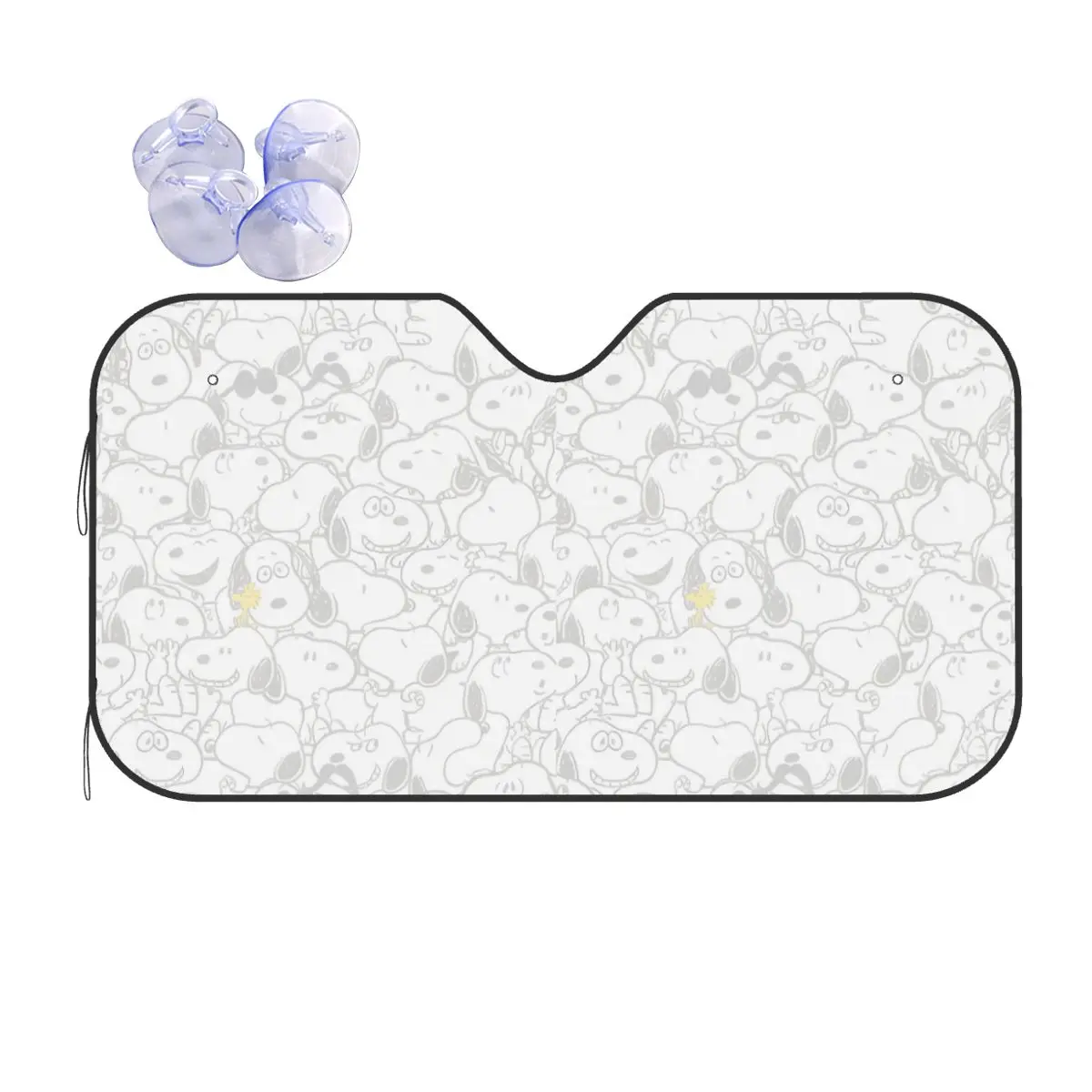 

Snoopys Cartoon Peanut Comic Sunshade Windscreen Funny Car Front Window Visor 70x130cm Sunshade Visor Solar Protect