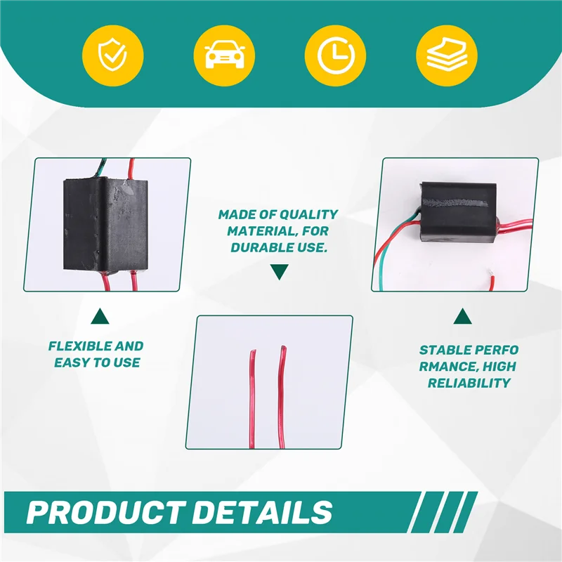 

AEE3-2Pcs DC 3.6V-6V To 20Kv Boost Step Up Power Module High Voltage Generator Transformer Converter Module