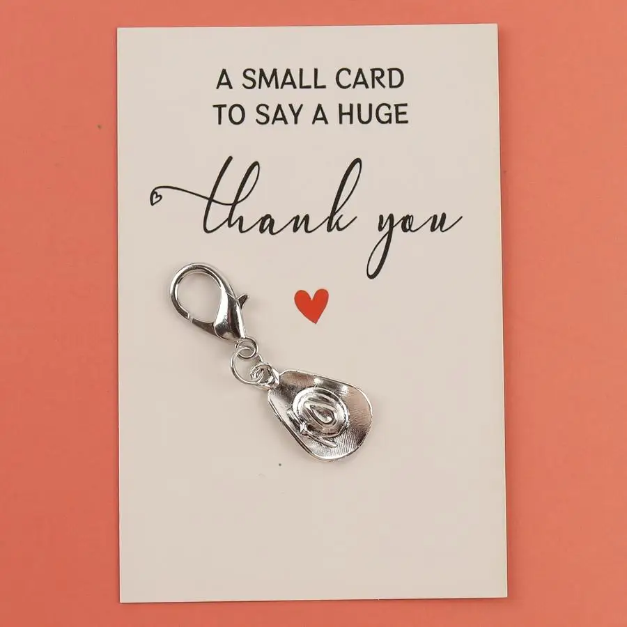 1/5/10/20/50/100pcs A Set of 1 Or 2 Vintage Elegant Keychains, Complete with a Pocket Hug Card, Featuring Durable Lobster Clasps