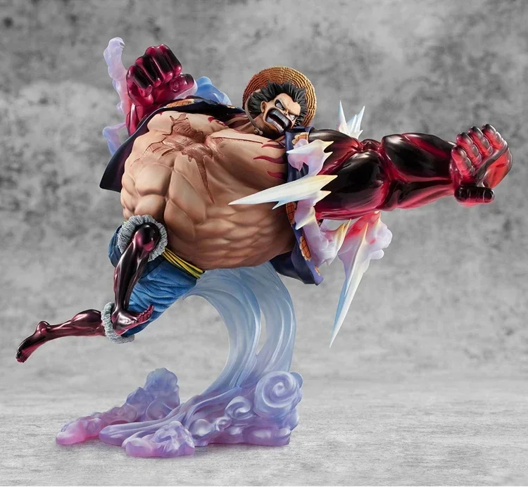 

2025New Product Genuine Luffy Figure Is Exquisitely Crafted. It Is A Collection Gift of Monchi D. Luffy 4th Gear Bouncy Man