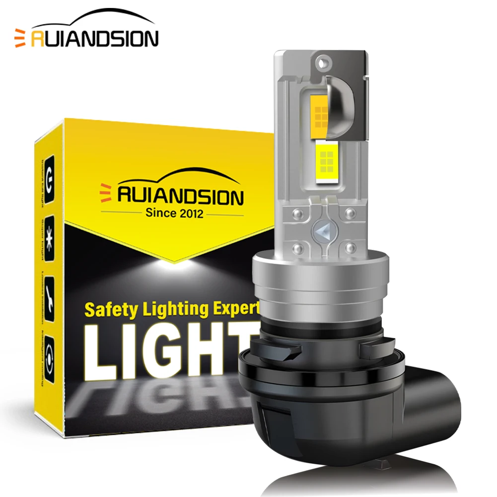 

LED Headlight HS5 HS5X Motorcycle High Low Beam 6000K White Moto Headlamp Lighting Lamp12-18V Fit ATV UTV 3570Chip Plug and Play