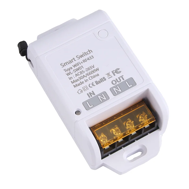 FEDI-2X Zigbee Graffiti Wifi Smart Switch On/Off 30A WIFI+RF433 High Power Remote Control Voice Lamp Multifunction Switch