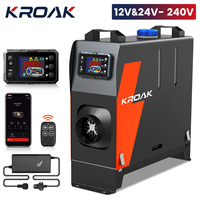 5KW 12V Smart Diesel Air Heater Diesel Parking Heater Air Heater for Car Truck RV Bus with LCD Switch