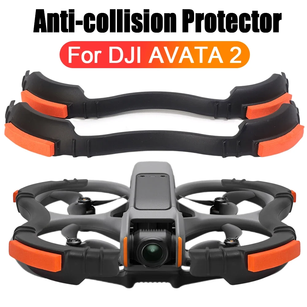 For DJI Avata 2 Drones Propeller Shock Absorption Protection Ring Cover Safety Guard Anti-collision Bumper Protector Rings