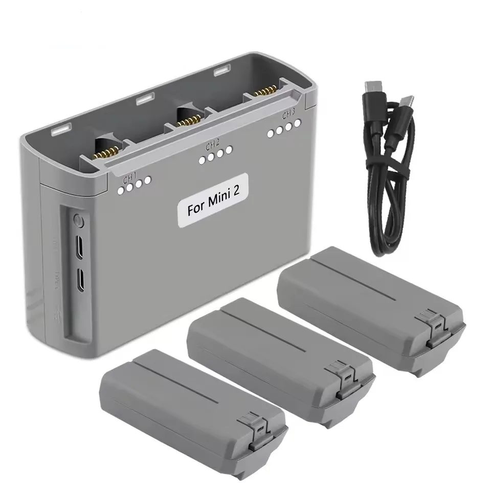 

For DJI Mavic Mini 2, Mini SE, Mini 4K, Mini 2 SE Battery And Three-Way Charging Hub Mini 2 Intelligent Flight Batteries