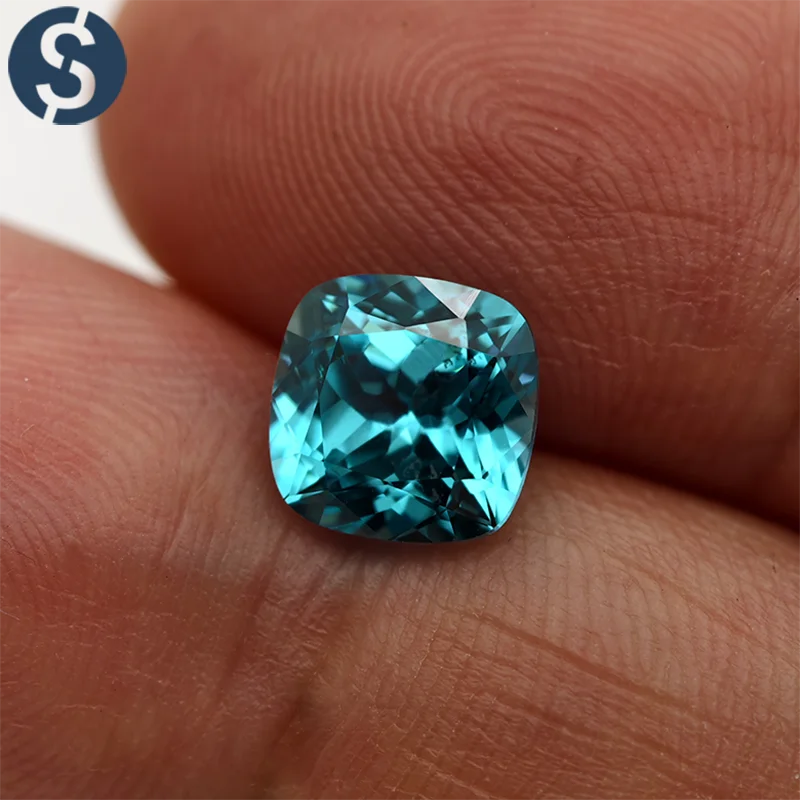 

Выращенные в лаборатории драгоценные камни Параиба SQ, драгоценный камень, синтетические свободные драгоценные камни с сертификатом AGL для ожерелья своими руками