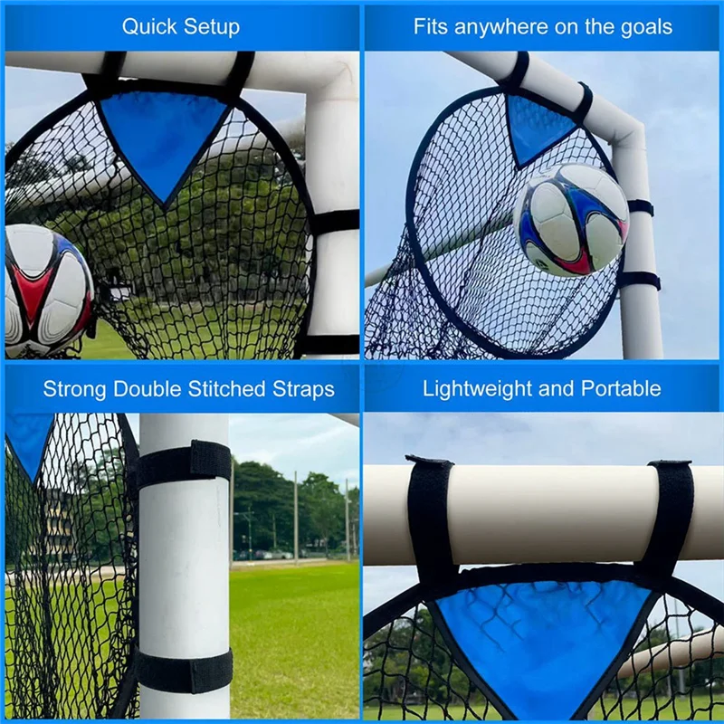 A18E-Fußballziele für Zieltraining – Fußballtrainingsziel, faltbares Zielnetz, langlebiges Design