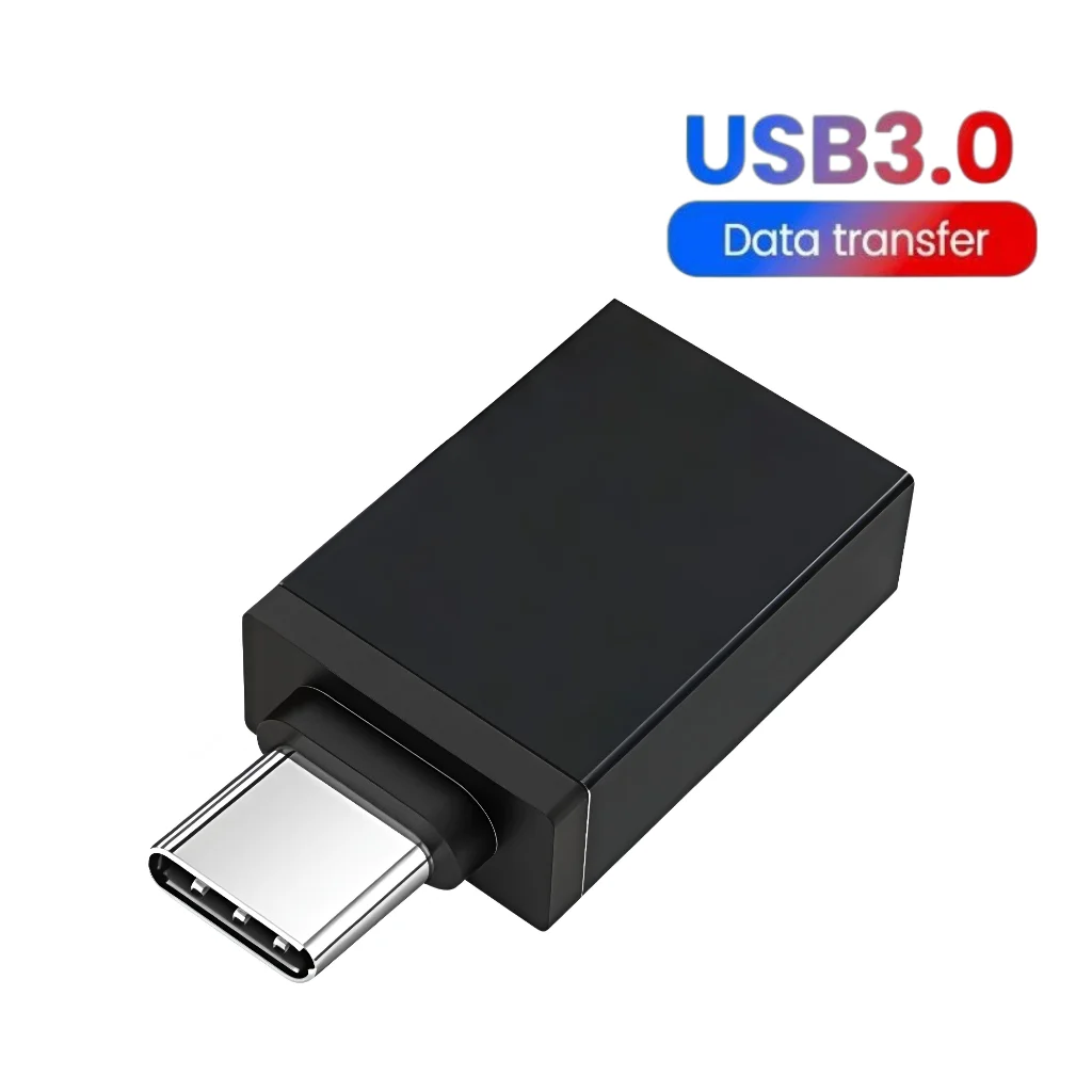 OTG USB C Adapter 3.0 to Type C Female 2.0 Male Fast Charging Data Transfer Smart TV Keyboard Mouse Connect