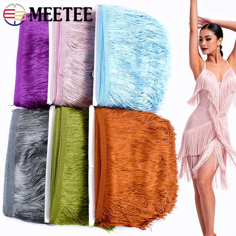 

5/10Yard 15cm Polyester Tassel Fringe Trim for Latin Dress Curtain Sofa Cover Decor Costume Home Textile Sewing Handmade Supply