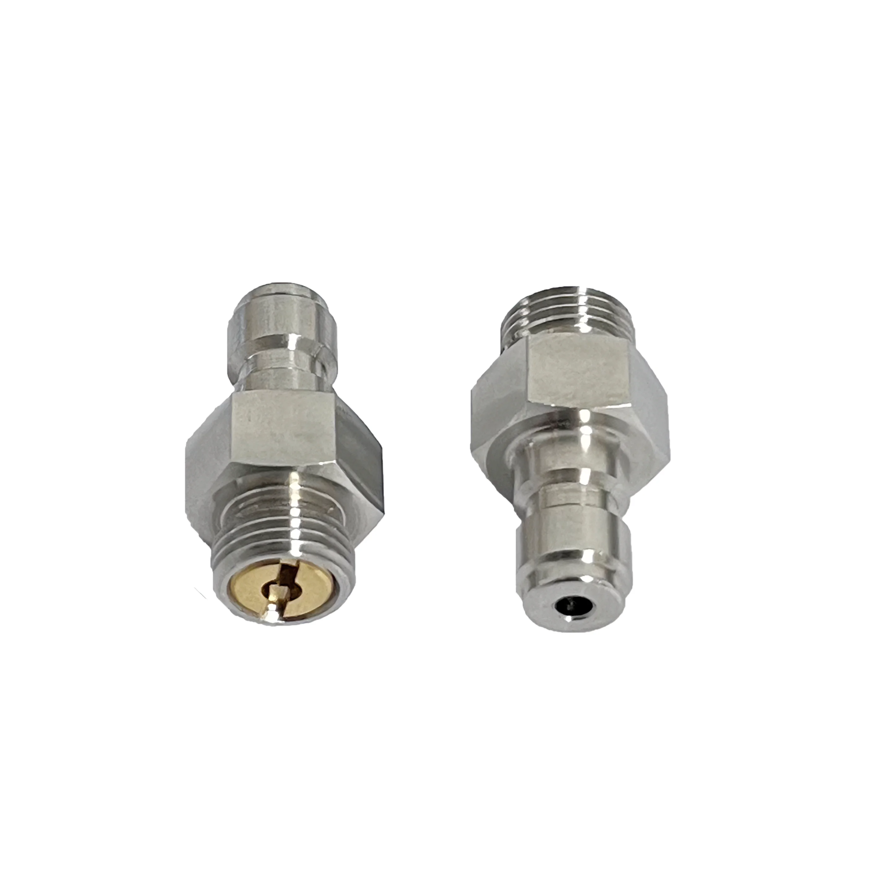 New Check Valve One Way Foster Male Quick Connect Plug Adapter 8MM Fill Nipple Kit 1/8\