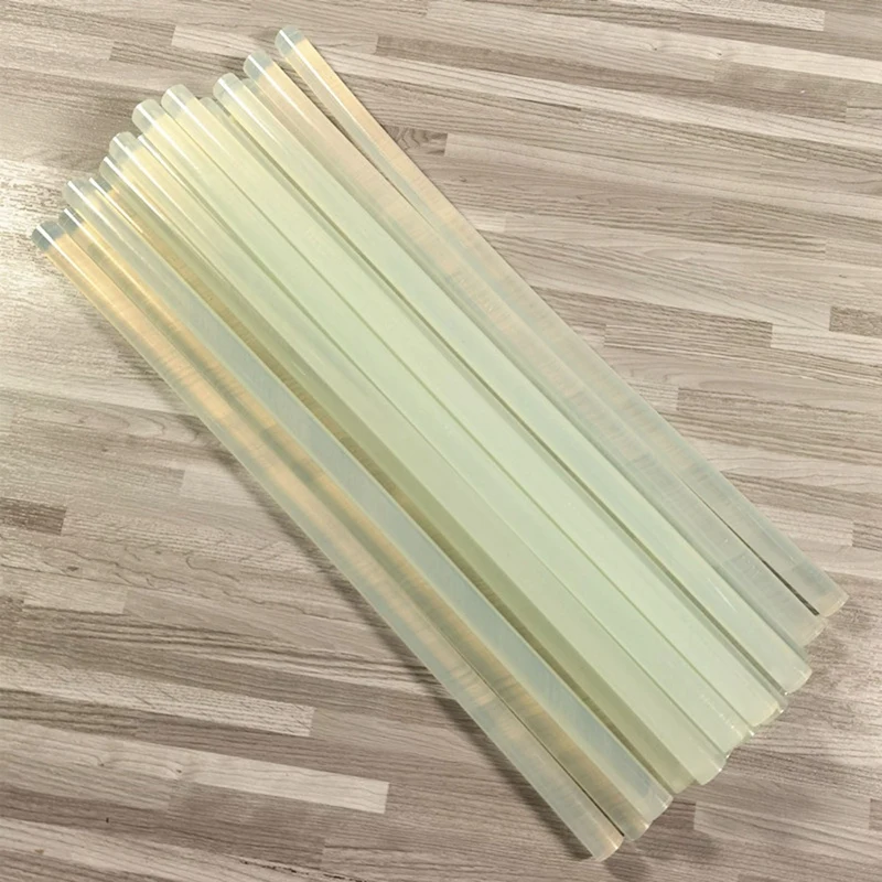 80PCS Colla a caldo Stick 7X100mm Colla stick Trasparente Colla a caldo Stick Colla a caldo ad alta viscosità Colla a caldo stick