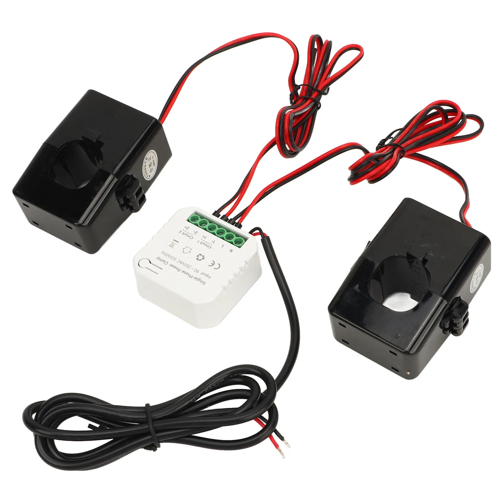 

Умный Wi-Fi-монитор энергопотребления 90-250 В переменного тока, однофазный, с трансформатором тока 200 А и 2 трансформаторами переменного тока 200 А.