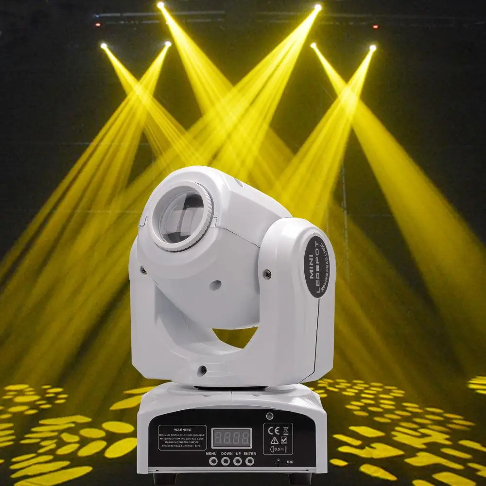 BOTAI 30W RGBW LED White Stage Light Gobo Beam Shaking Head Dj Disco RGBW Stage Lights