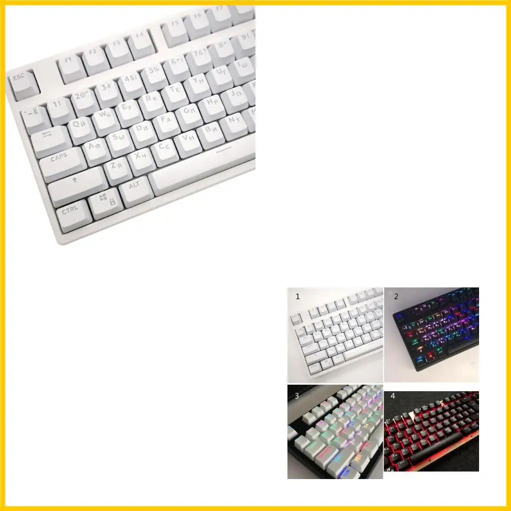 

104 штуки ABS Russian Corean Keycap OEM Механическая клавиш