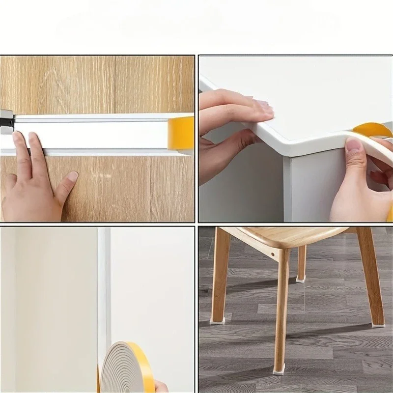 Weather Stripping Tape, High-Density Insulation Seal Strip for Door Frames, Windows, Suitable for Outdoor, Wall, Sewing,