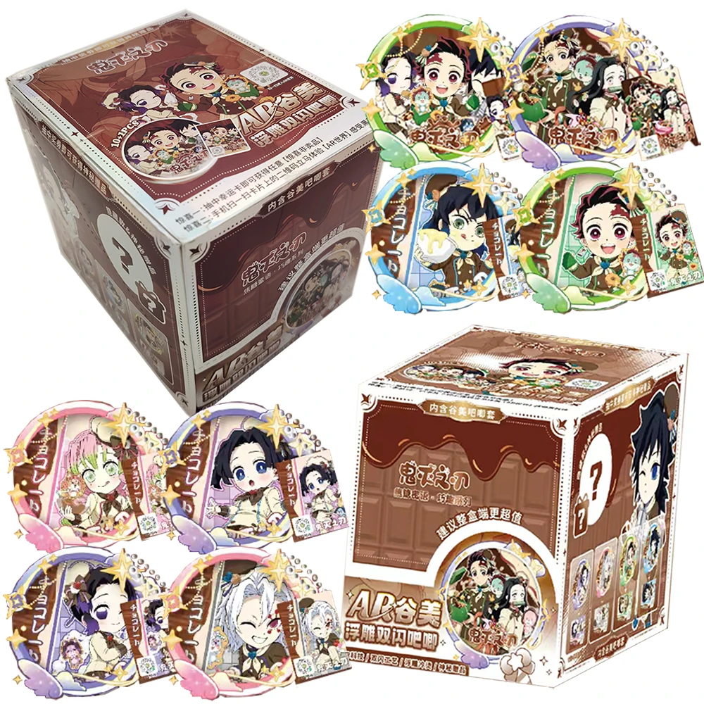 

Demon Slayer Fantasy Hot Blood Anime Collection Card Fans' Favorite Characters Exquisite 75mm AR Badge Christmas Surprise Gift