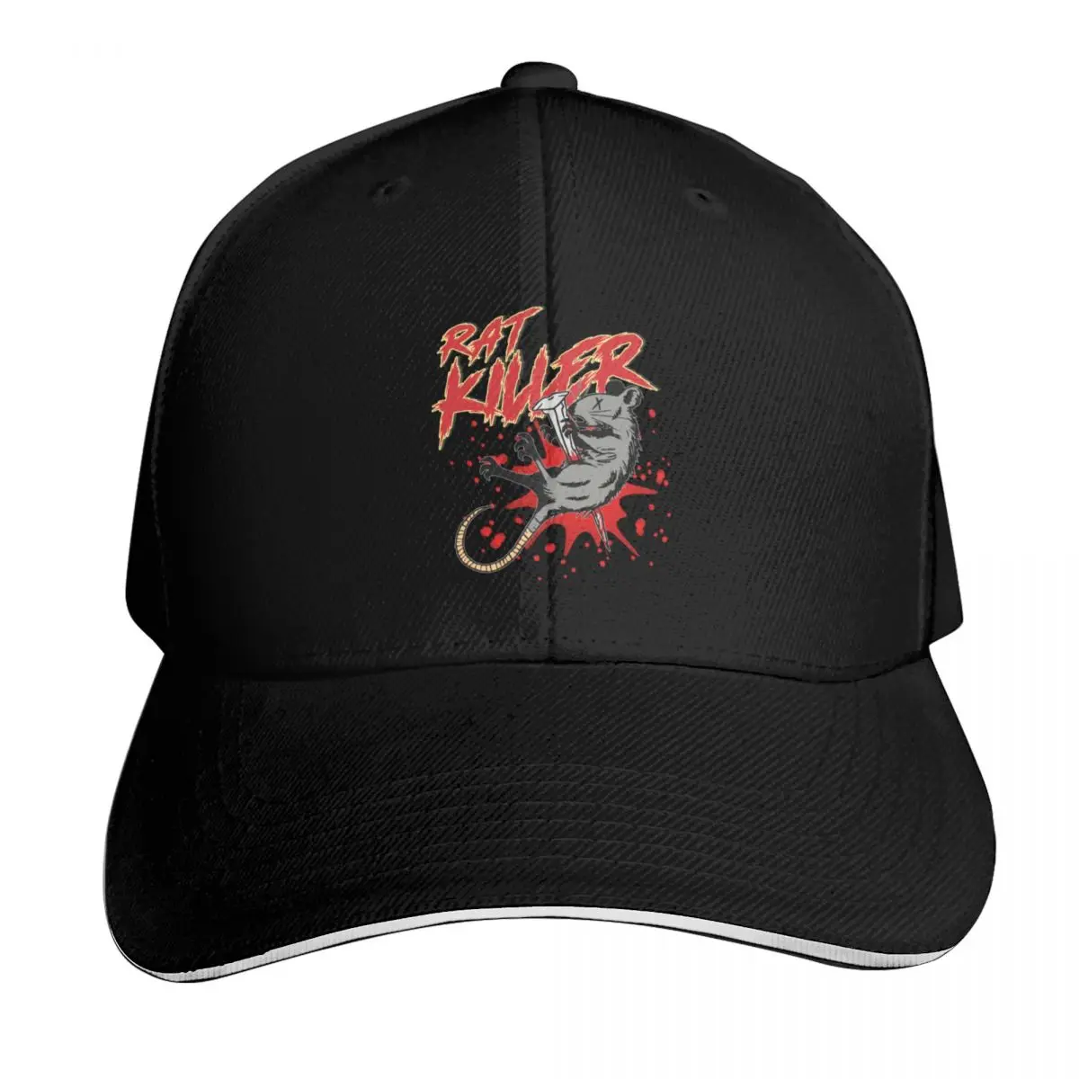 Rat, Killer, mouse, (W) Baseball Cap Moisture Wicking Quick Dry Curved Brim Classic Fit Low Profile Unstructured