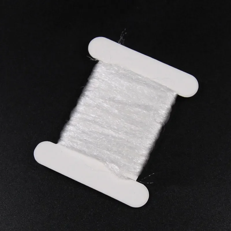 ICERIO 2m/card Fly Tying Parachute Fly Wing Synthetic PP Fiber Tail Wings Materials Floating Yarn Medium Fishing Bait