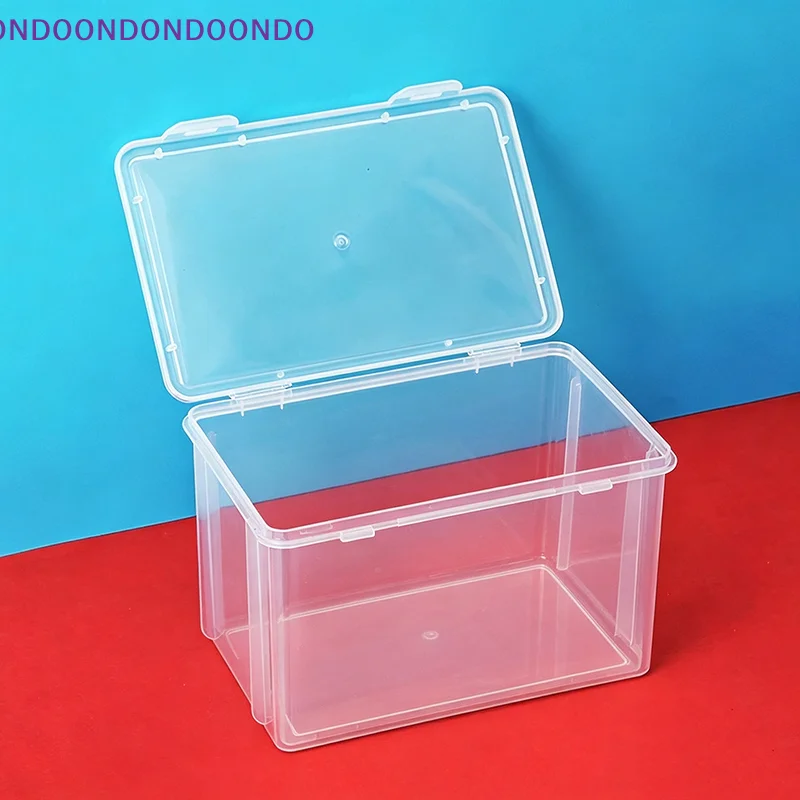 Transparent Plastic Game Storage Box Large Capacity And Dustproof Lid For Gamers Organizing Video Game Cartridges