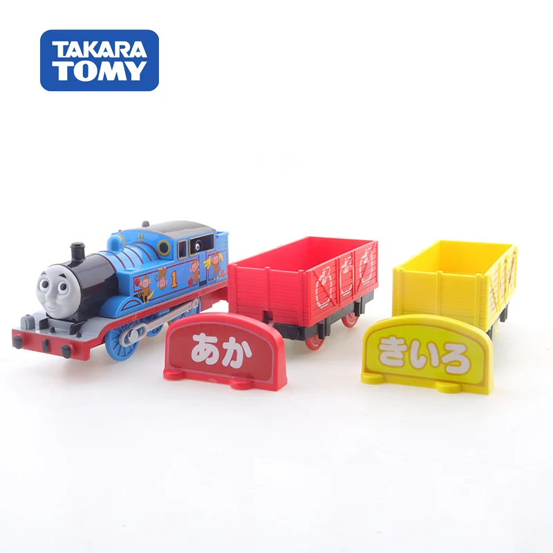 TAKARA TOMY 1:64 Thomas Electric Train TS-24 New fruit transporter rail wagon model, boy's favorite toy,perfect gift for friends