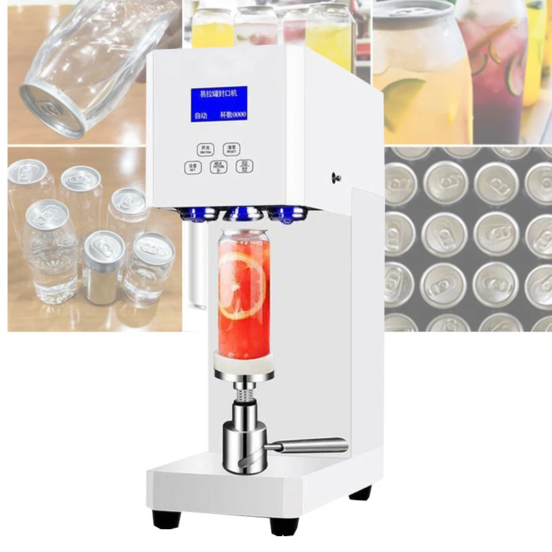 

New Style Pet Can Aluminum Can sealing closing machine Rose gold Metal durable full automatic Smart can sealing machines