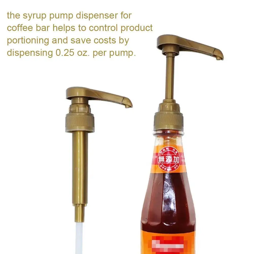 1/2/3 Uds. Cabezal de presión de jarabe de fruta, dispensador de café de 750ML, bomba de jarabe, dispensador de líquido negro para bomba dispensadora de botellas de jugo de 10Ml
