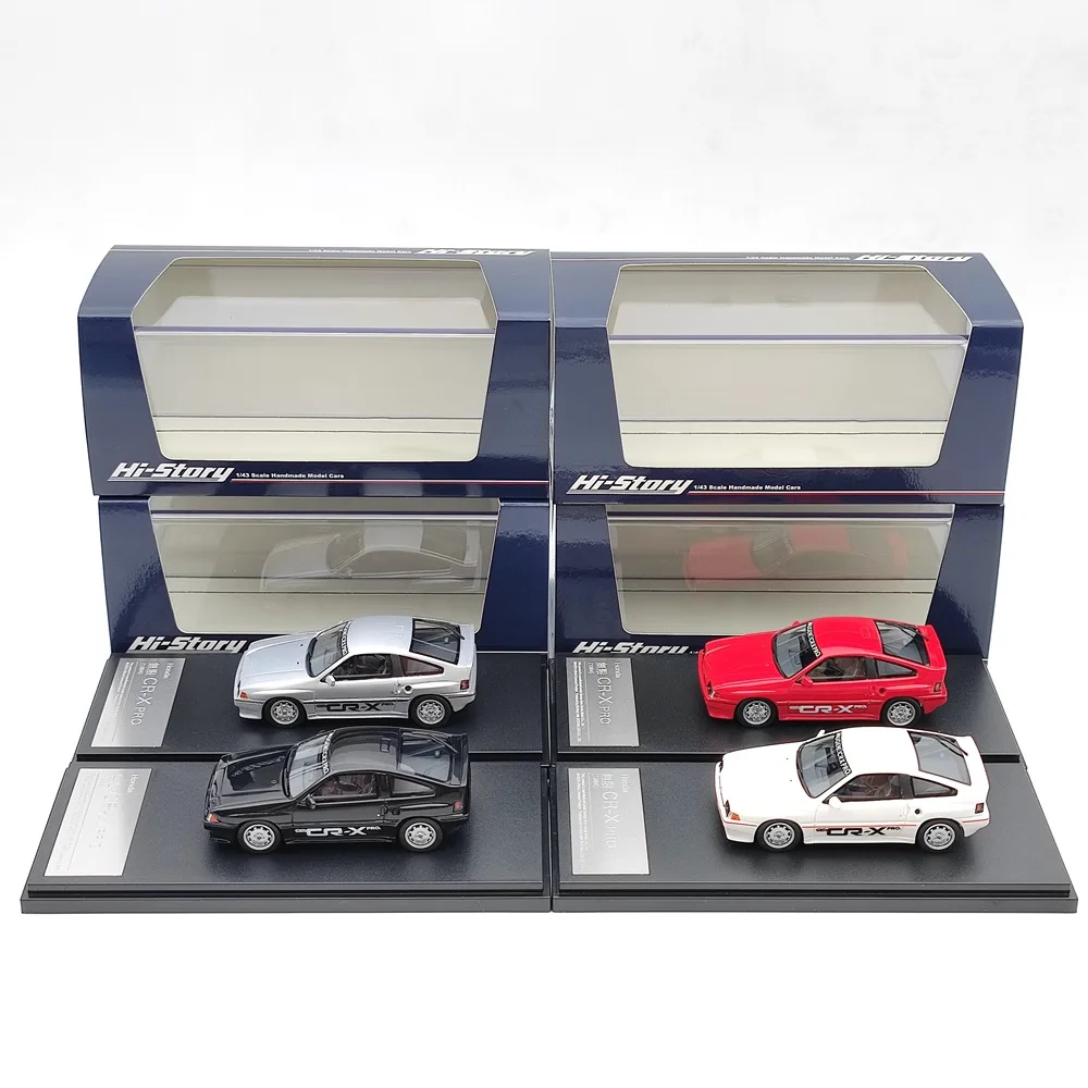 Hi-Story 1:43 For 1984 Honda CR-X PRO HS342 Resin Model Toys Car Limited Edition Collection