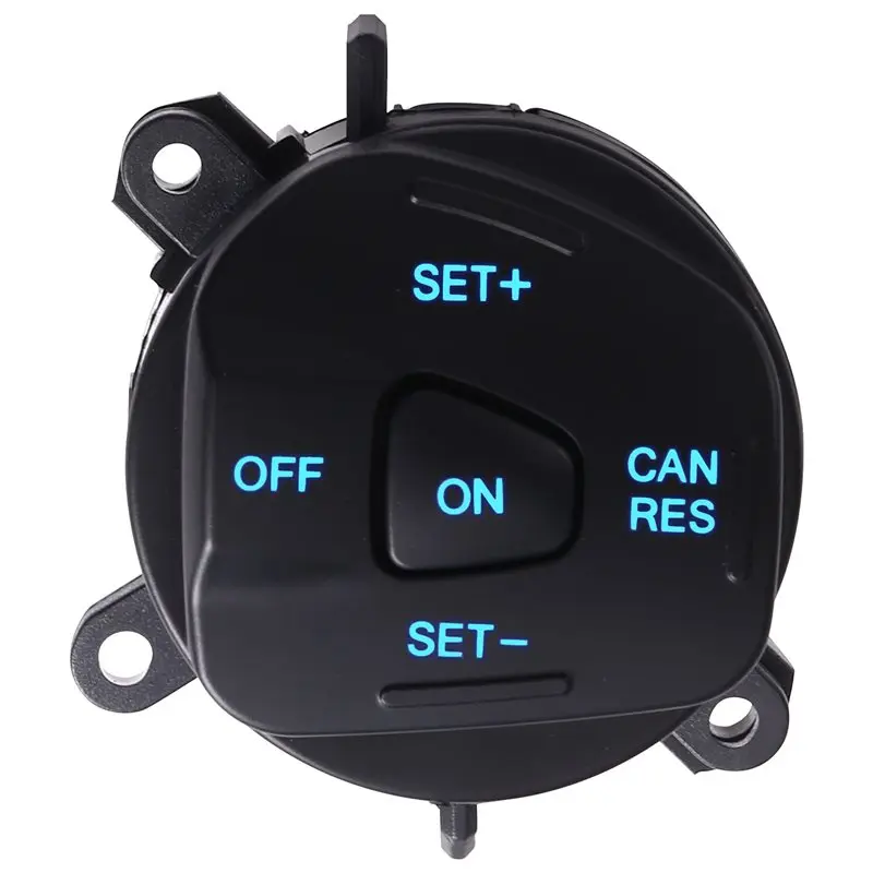 WORTHOWN-Multifunction Steering Wheel Switch Right Side With Blue Light For Ford Fiesta MK7 Ecosport 2013 Cruise Control Buttons