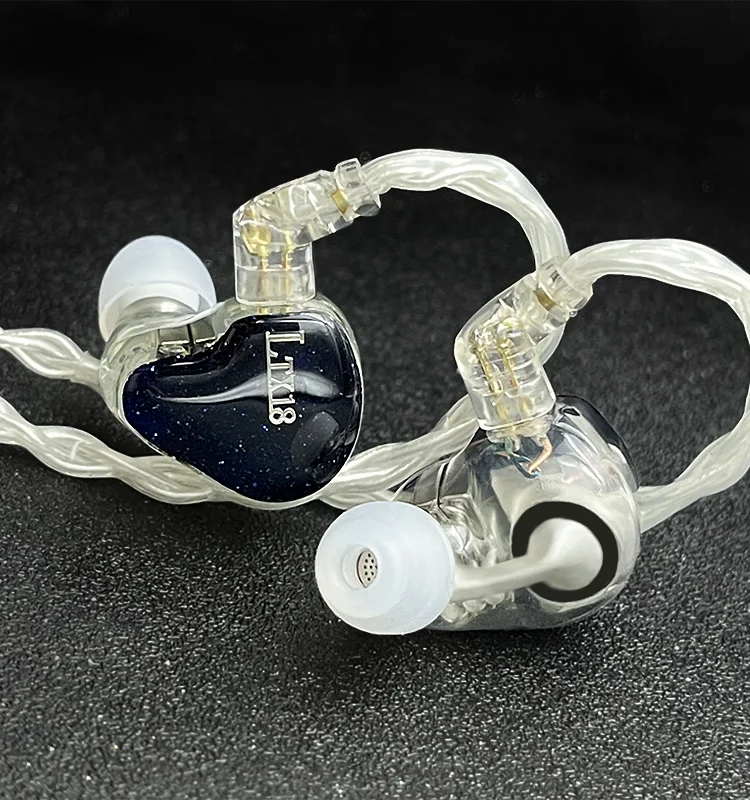 Geekyaudio LTX18 8BA + DD Knowles 10 мм нано-диафрагма динамический Hi-Fi музыкальный монитор студия аудиофильи музыканты 0,78 мм наушники