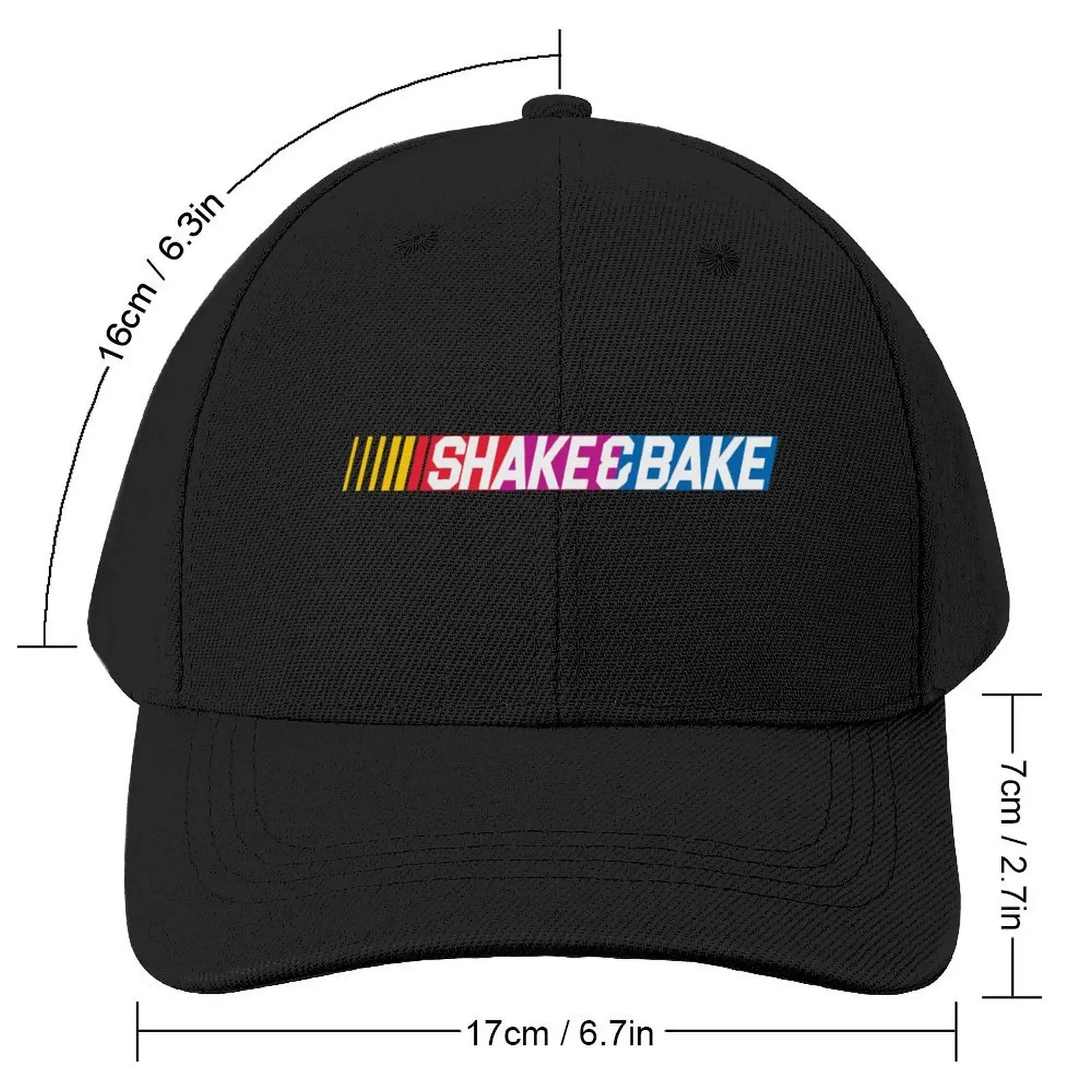 Shake and Bake Racing Baseball Cap Gentleman Hut Derby Hut Rave Military Cap Mann Männer Baseball Frauen