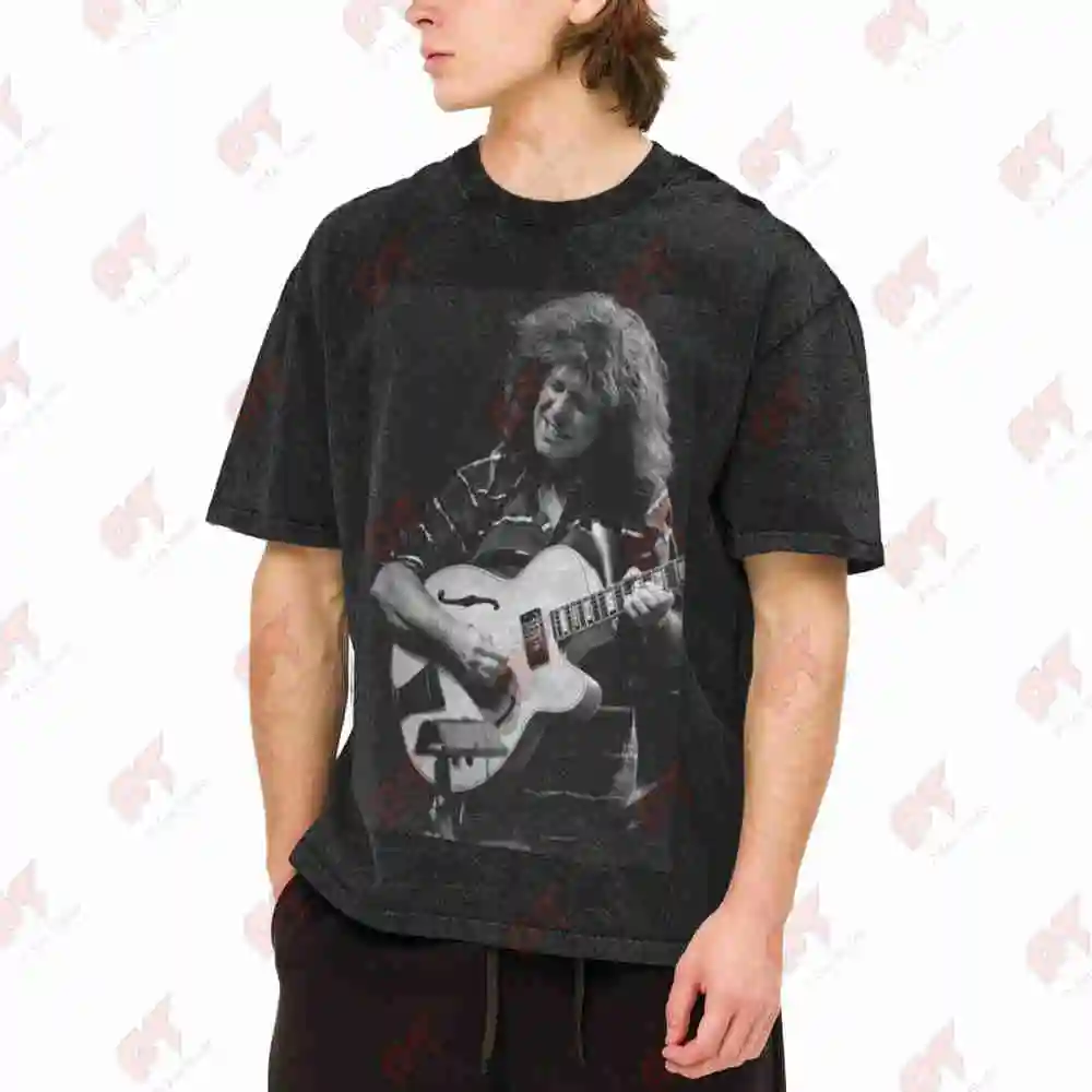 Pat Metheny Vintage Washed Tee Pure Cotton T-Shirt