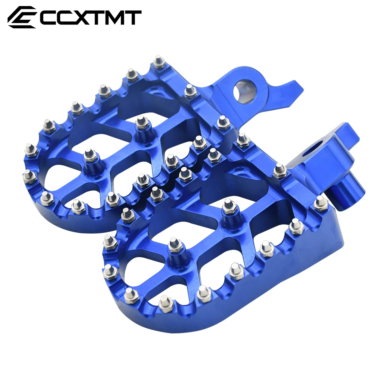 Motorcycle CNC Aluminum Footrest Pedals Foot Pegs For Yamaha YZ250F YZ450F YZ450FX WR450F 2024 YZF250 YZF450 WRF450 YZF450X