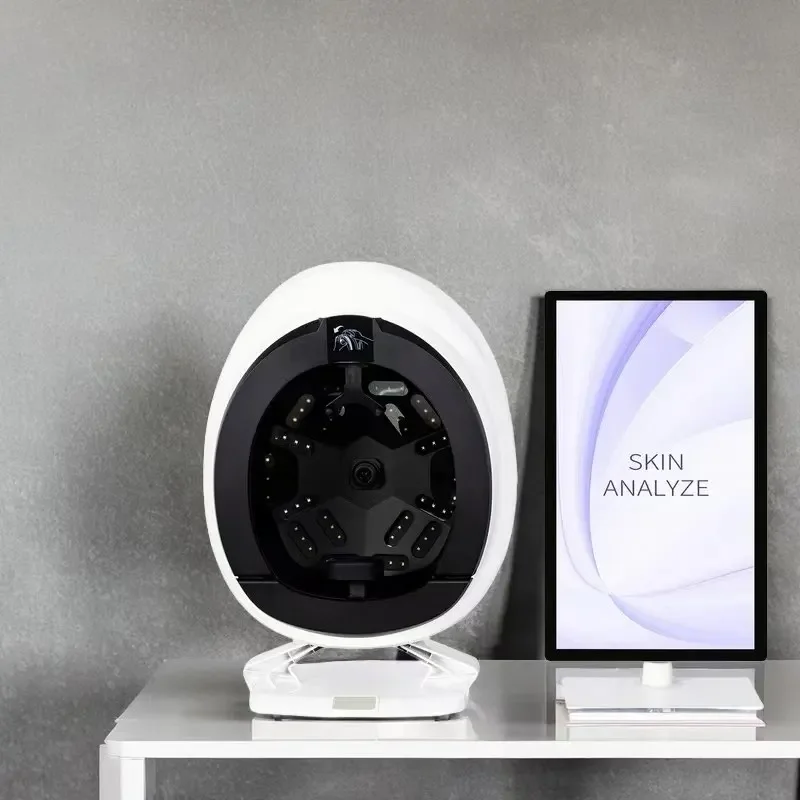AISIA Q2 Maszyna do Analizy Skóry Twarzy 8 Spektralna 48 Megapikselowa Maszyna do Analizy Skóry 3D Lusterko do Analizy Skóry Twarzy