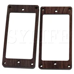 2pcs 9.2cm Rosewood Humbucker Pickup Mounting Ring Set Light Guitar Parts